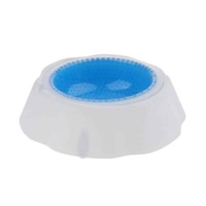 Holy Paws Cool Bowl For Dog & Cat - White & Blue