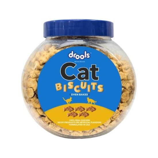 Drools Adult Cat Treat Biscuits 400g Jar Drools Adult Cat Treat Biscuits 400g Jar
