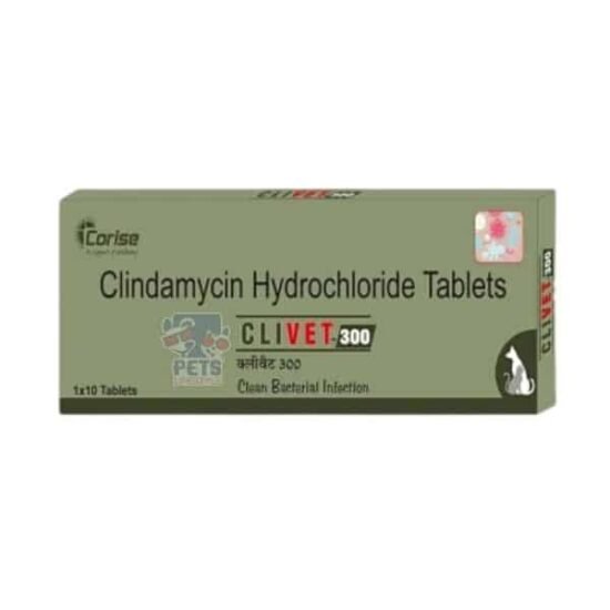 Corise Clivet 300mg Tablet Clindamycin for Dogs and Cats