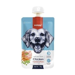 Wanpy Meat Paste Chicken Carrot and Pea Dog Wet Food