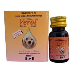 Verol Drops Multivitamin Supplement for Dogs and Cats 15ml