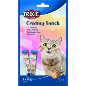 Trixie Creamy Snack with White Fish For Cat Treats