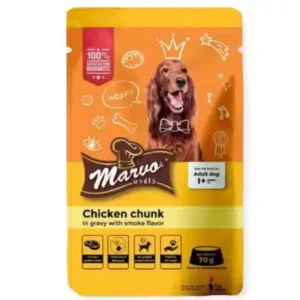 Marvo Chicken Chunk in Gravy Smoke Adult Dog Wet Food