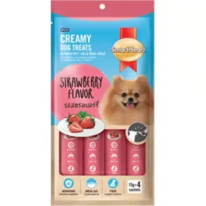 SmartHeart Creamy Treats Strawberry for Dogs