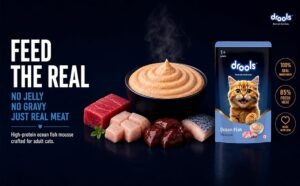 Drools Ocean Fish Adult Cat Wet Mousse 80g Pack of 5