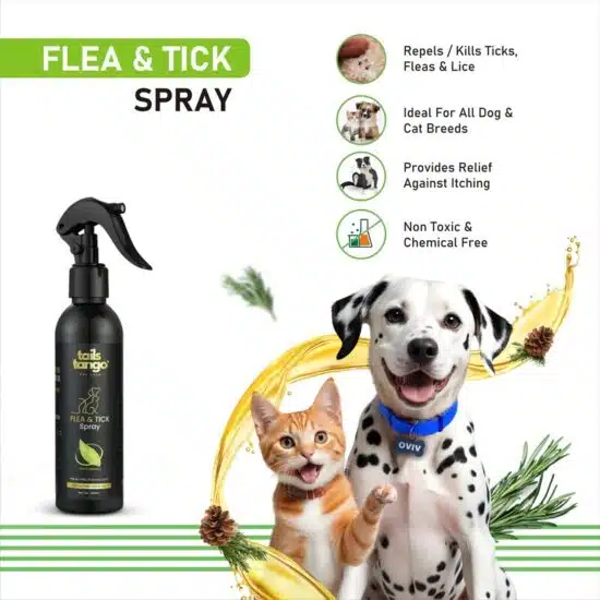 Tails Tango Anti Tick Flea Spray For Dogs and Cats 200ml Tails Tango Anti Tick Flea Spray For Dogs and Cats 200ml