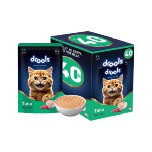 Drools Tuna Kitten Cat Wet Mousse 80g Pack of 5