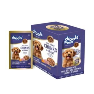 Drools Turkey with Wild Rice & Pumpkin Gravy For Dogs