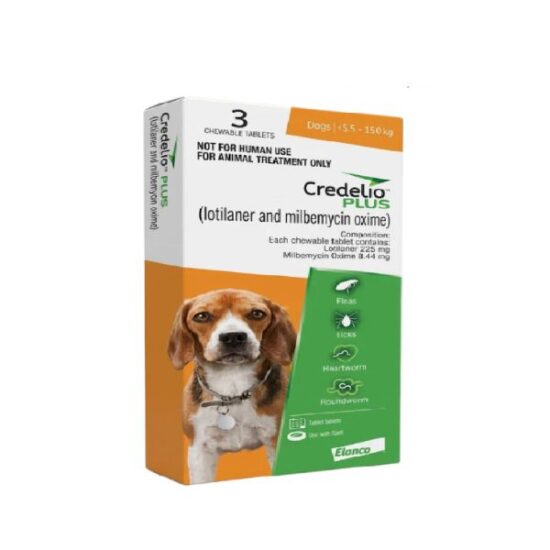 Elanco Credelio PLUS 225 MG Chewable Tablets for Dogs Elanco Credelio PLUS 225 MG Chewable Tablets for Dogs