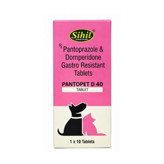Sihil Pantopet 40mg Pantoprazole Tablets for Dogs and Cats
