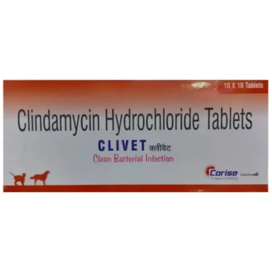 Corise Clivet 150mg Tablet Clindamycin for Dogs and Cats Corise Clivet 150mg Tablet Clindamycin for Dogs and Cats